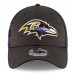 Men's Baltimore Ravens New Era Black 2018 NFL Sideline Home Official 39THIRTY Flex Hat 3058218